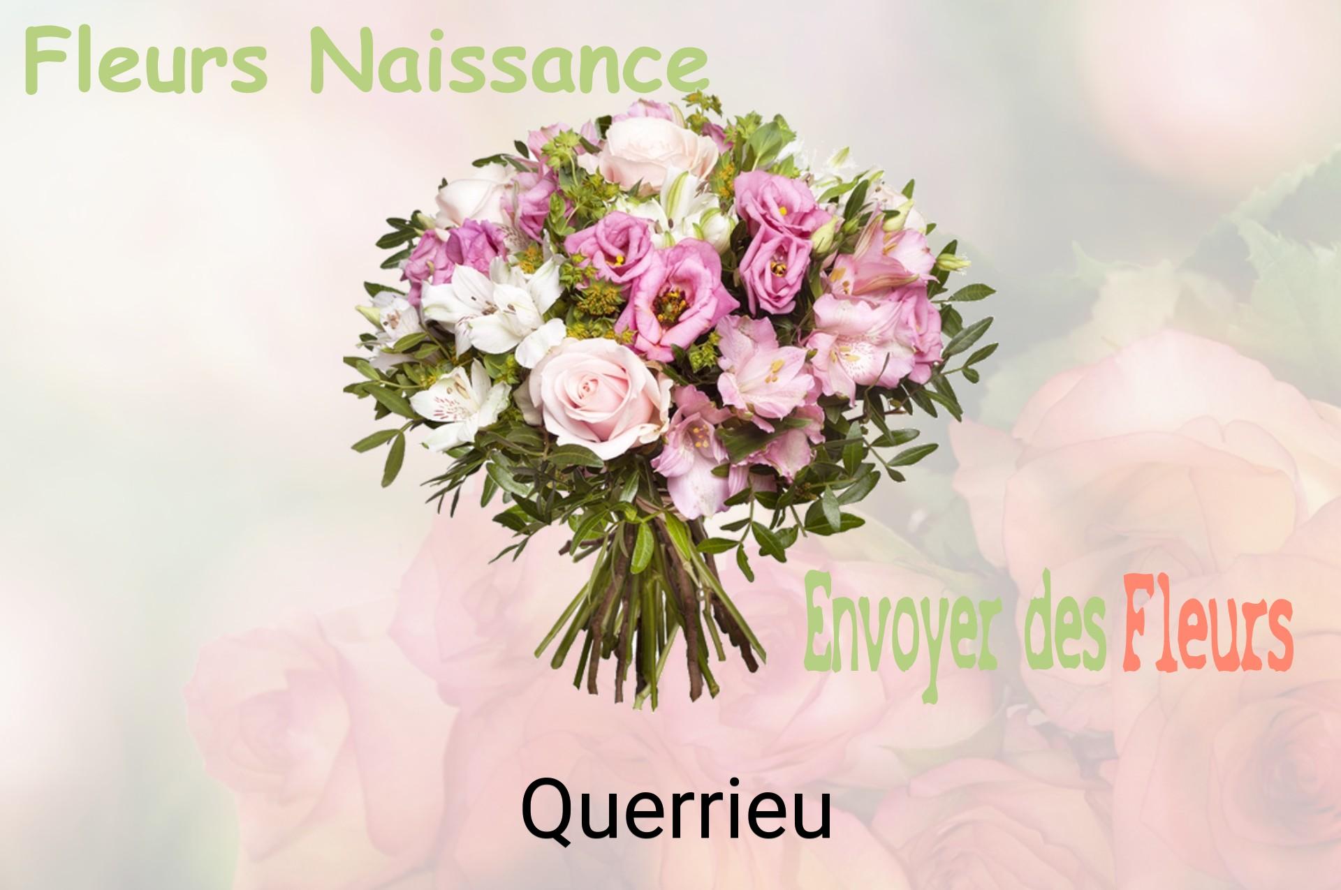 Bouquet de fleurs de naissance livré à Querrieu